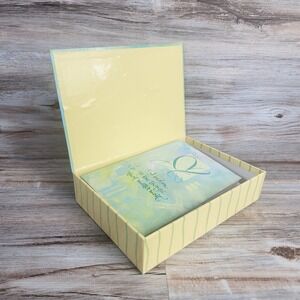 Carlton Cards Lessons of the Heart 20 Note Cards Envelopes Set Watercolor Floral